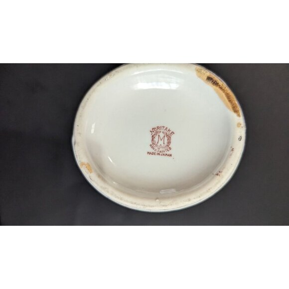 vintage Noritake Morimura Brothers Art Nouveau Double Handled Hand Painted Vase - Picture 6 of 13